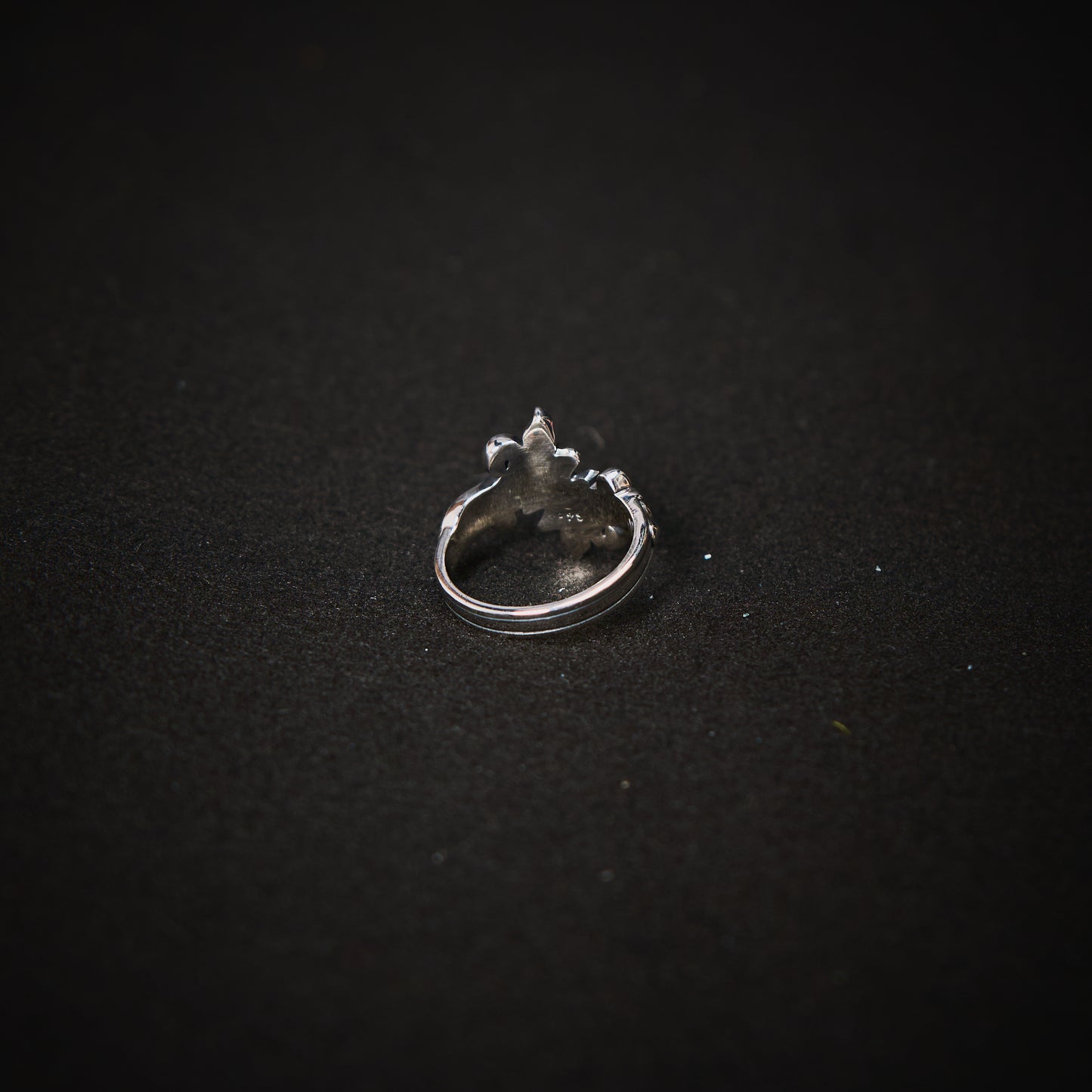 DUSTY FIRE & CROSS RING