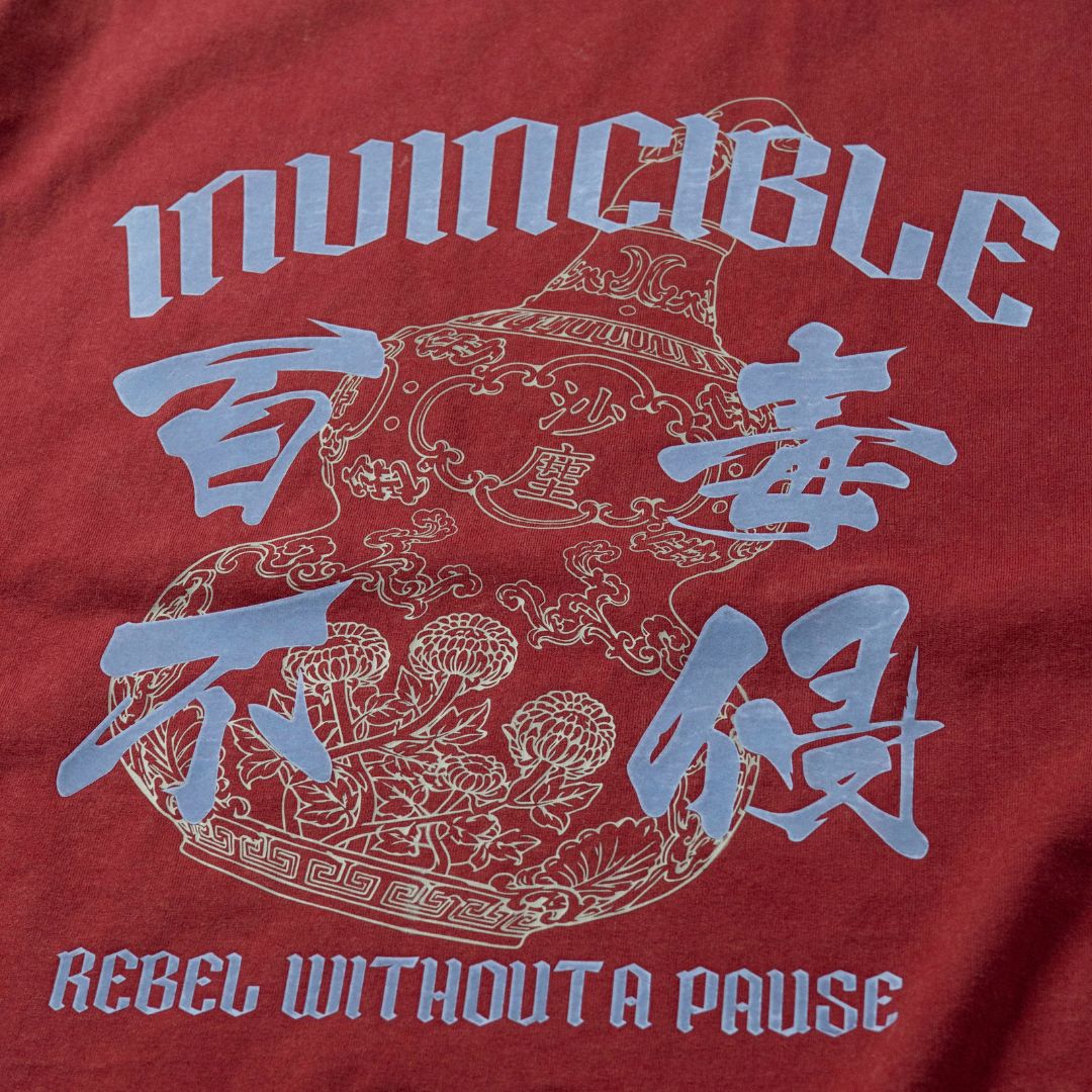 DUSTY INVINCIBLE GOURD EMB TEE