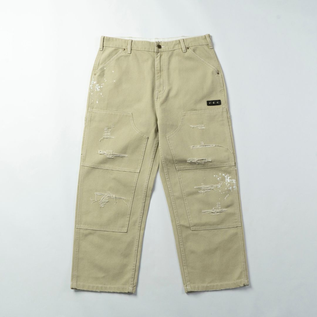 DUSTY DESTROYED DOUBLE KNEE PANTS