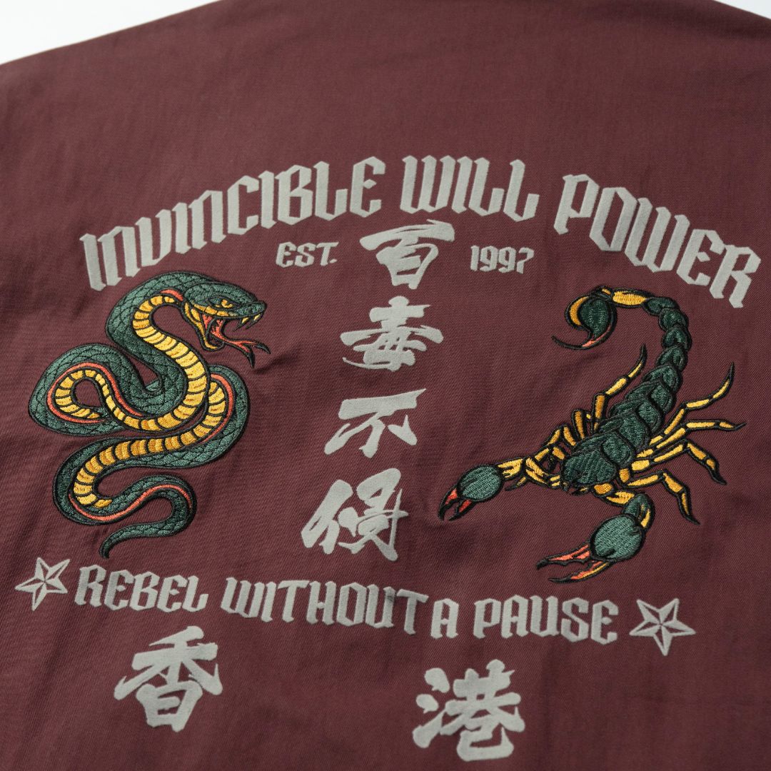 DUSTY INVINCIBLE EMB SHIRT