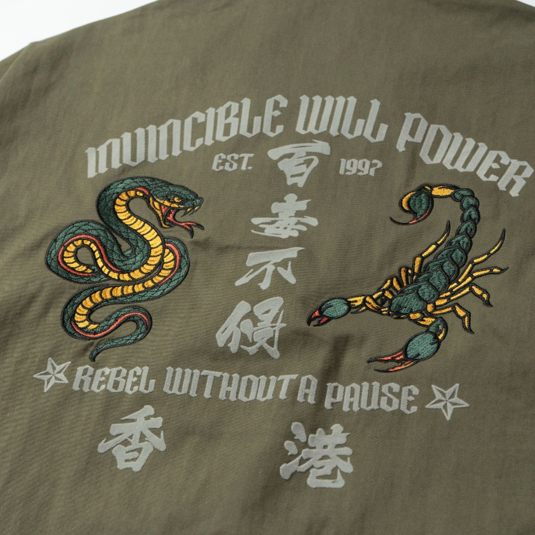 DUSTY INVINCIBLE EMB SHIRT