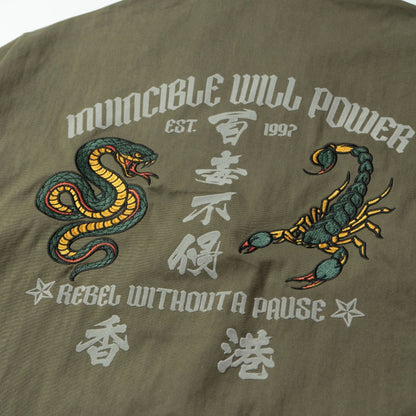 DUSTY INVINCIBLE EMB SHIRT