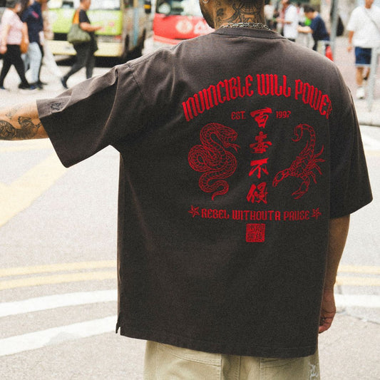 DUSTY INVINCIBLE EMB TEE