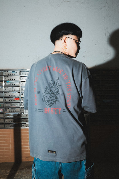 DUSTY WASH DICE TEE
