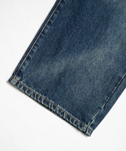 DUSTY THRASHED DENIM PANTS