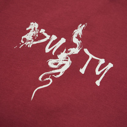 DUSTY "FULL OF VITALITY" TEE - RED