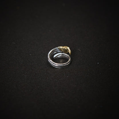 DUSTY EAGLE FEATHER RING