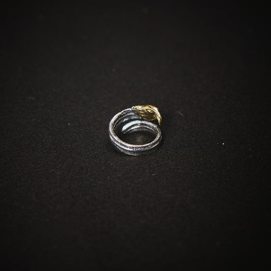 DUSTY EAGLE FEATHER RING