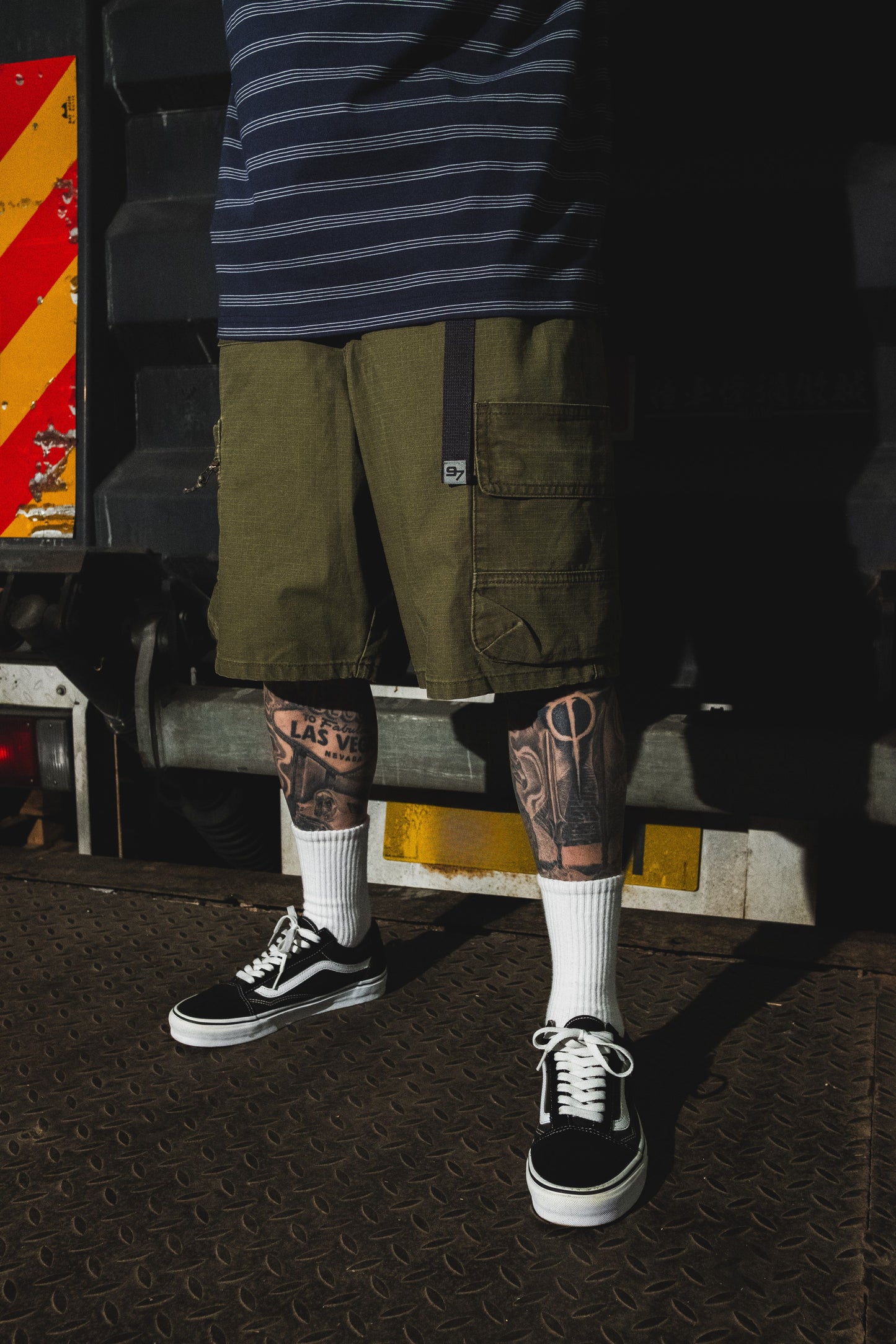 DUSTY WASH CARGO SHORTS